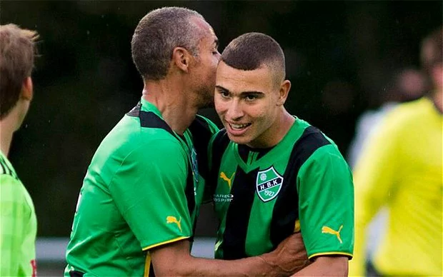 Jordan Larsson Henrik Larsson39s son Jordan scores in his father39s