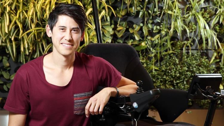 Jordan Nguyen Inventor creates mindcontrolled wheelchair which steers away from