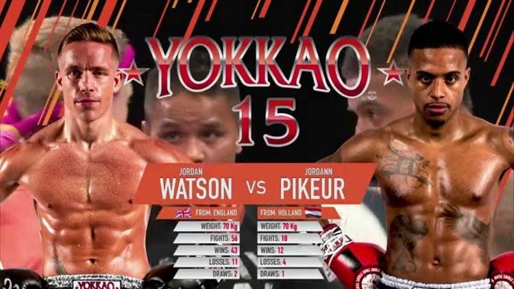 Jordan Watson YOKKAO 15 Muay Thai Jordan Watson England vs Jordann Pikeur