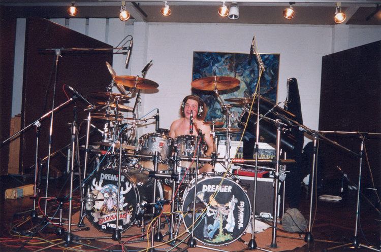 Jorg Michael Nobles of finnish heavy metal Archive Pearl Drummers