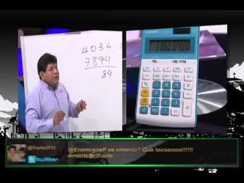 Jorge Arturo Mendoza Huertas Enemigos Pblicos los impresionantes clculos matemticos de Arturo