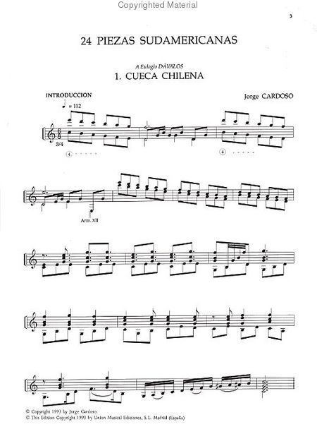 Jorge Cardoso 24 Piezas Sudamericanas Sheet Music By Jorge Cardoso SKU