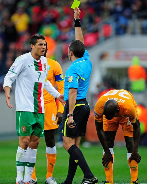 Jorge Larrionda Cristiano Ronaldo and Jorge Larrionda Photos Ivory Coast