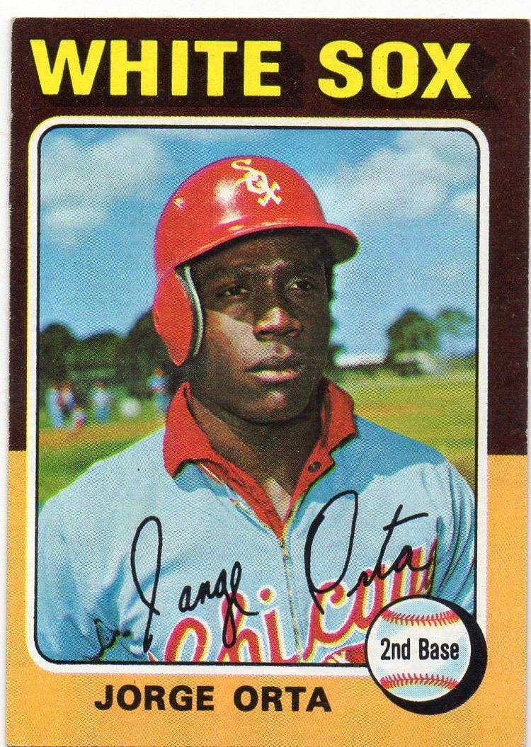 Jorge Orta 1975 Topps Set Card 292660 184 Jorge Orta White Sox