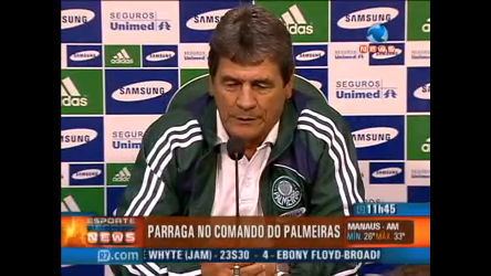 Jorge Parraga Jorge Parraga assume comando do Palmeiras e espera ficar at a Copa