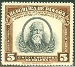 José Agustín Arango Stamp Jose Agustin Arango Panama Honouring Members of the