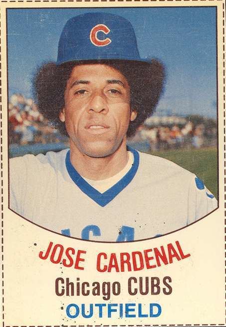 José Cardenal Wrigley Wax Hostess Cubs 1977
