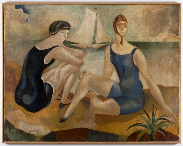 José de Almada Negreiros The bathers 1925 Jose de AlmadaNegreiros WikiArtorg