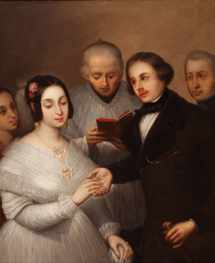 José Gutiérrez de la Vega FileJos Gutirrez de la Vega attributed A wedding in 1830