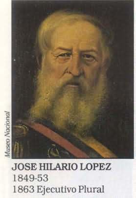 José Hilario López Jose Hilario Lopez Presidente de Colombia 184953 Ejecutivo Plural