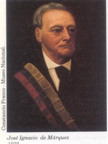José Ignacio de Márquez Jose Ignacio de Marquez Vicepresidente 1832 Constancio Franco