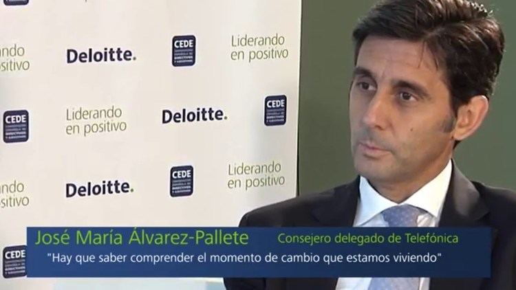 José María Álvarez-Pallete Lidrendo en positivo con D Jos Mara lvarez Pallete consejero
