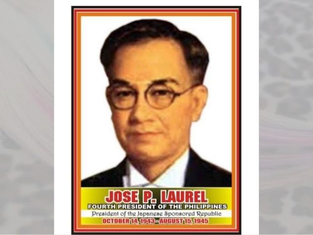 José P. Laurel President jose p laurel
