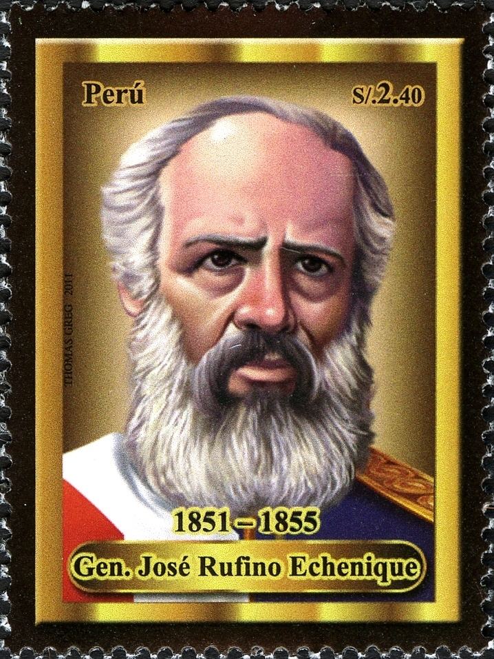 Jose Rufino Echenique WNS PE04711 Presidents of Peru Gen Jose Rufino