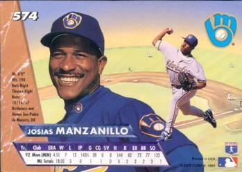 Josías Manzanillo The Trading Card Database 1993 Ultra Baseball Gallery