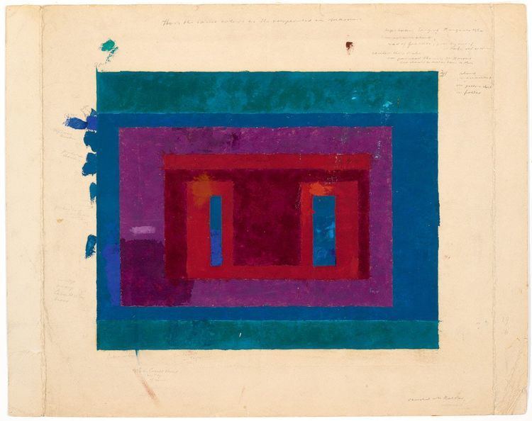 Josef Albers Josef Albers Color Study for a Variant Adobe nd ART STUDENT
