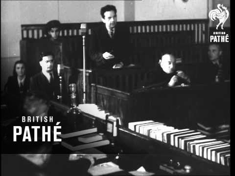 Josef Bühler Josef Buhler Ex Premier On Trial AKA Josef Buhler On Trial 1948