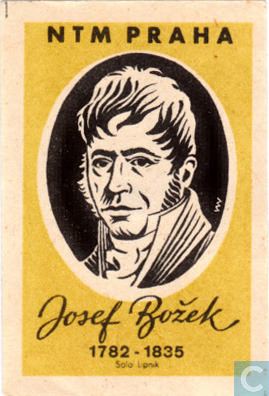 Josef Božek Josef Bozek 17821835 Matchbox label Catawiki