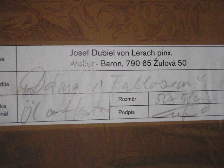 Josef Dubiel von LeRach DMA S FALUSEM DUBIEL JOSEF VON LERACH Obrazy
