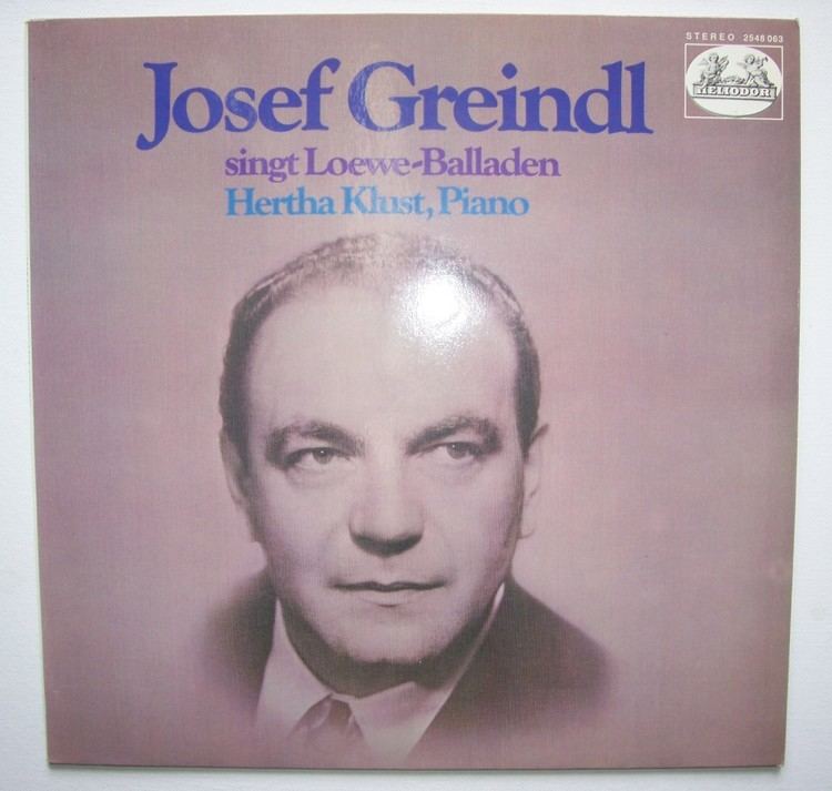 Josef Greindl JOSEF GREINDL singt CARL LOEWEBalladen LP Apesound