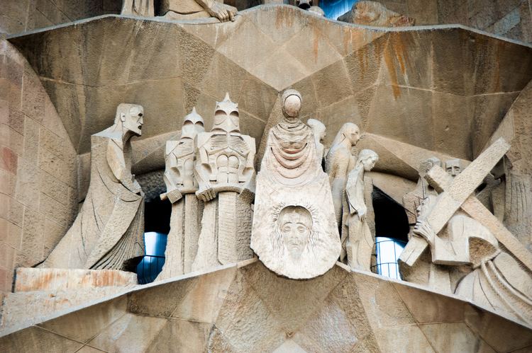 Josep Maria Subirachs FileThe Sacred Family Cathedral detail Golgotha scene