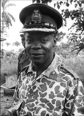 Joseph Achuzie Vintage Photo Of Portrait Of Biafran Leader Joseph Achuzie