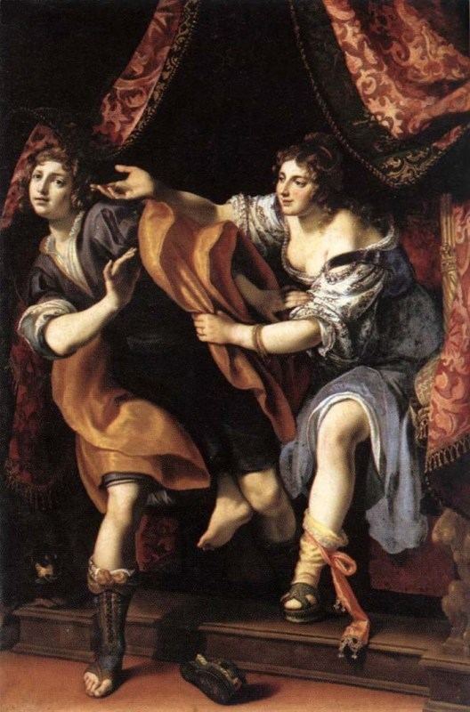 Joseph and Potiphar's Wife (etching) wwwwomeninthebiblenetwpcontentuploads201605
