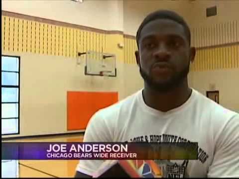 Joseph Anderson (American football) Chicago Bears Wideout Joe Anderson returns to hometown of