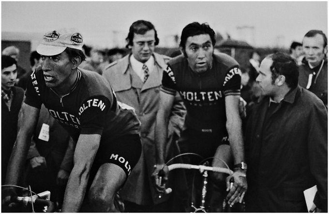 Joseph Bruyère 1973 PARISTOURS Eddy Merckx and Joseph Bruyre THE BLIND Flickr