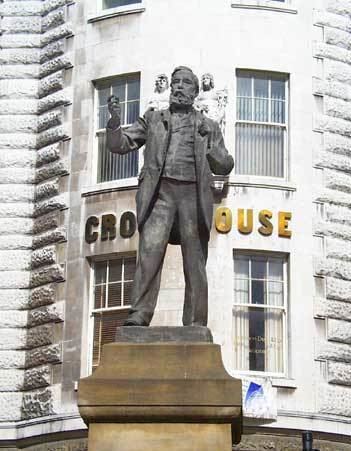 Joseph Cowen The statue of Joseph Cowen situated at the junction of Westgate