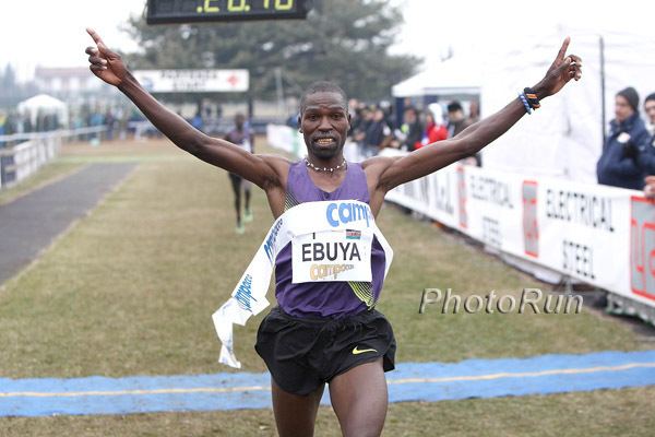 Joseph Ebuya Cross country news Joseph Ebuya over Imane Merga by