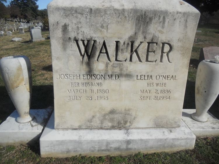 Joseph Edison Walker Dr Joseph Edison Walker I 1879 1958 Find A Grave Memorial