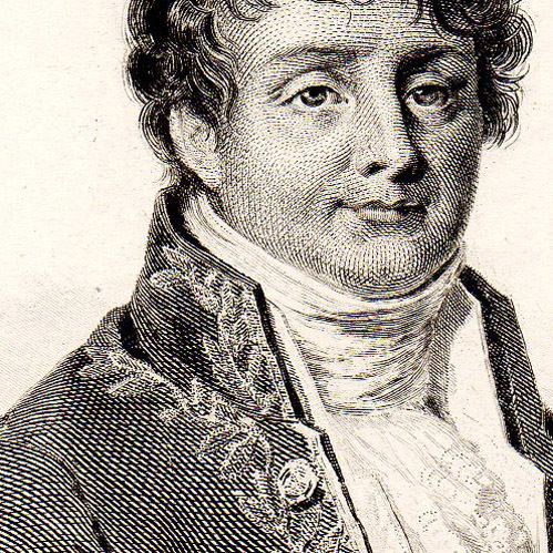 Joseph Fourier Antique Prints Portrait of Jean Baptiste Joseph Fourier 17681830