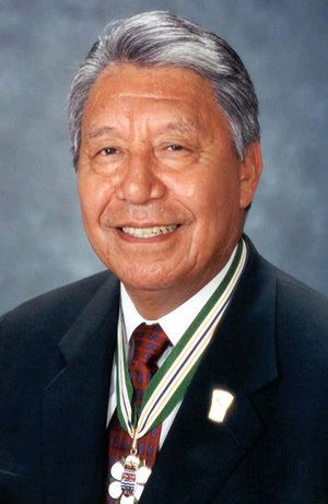 Joseph Gosnell 1999 Recipient Dr Joseph Gosnell New Aiyansh Order of BC