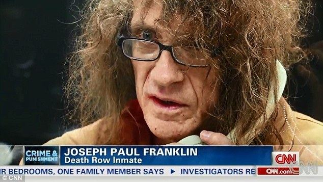 Joseph Paul Joseph Paul Franklin shows no remorse ahead of death