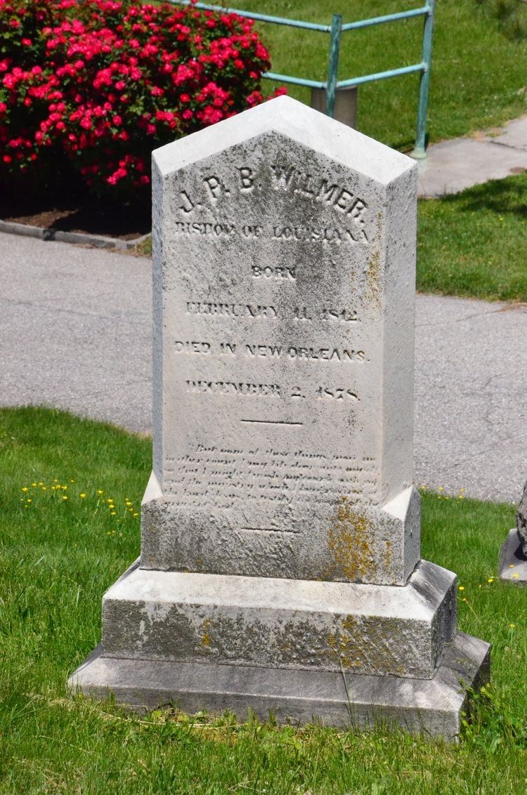 Joseph Pere Bell Wilmer Rev Joseph Pere Bell Wilmer 1812 1878 Find A Grave Memorial