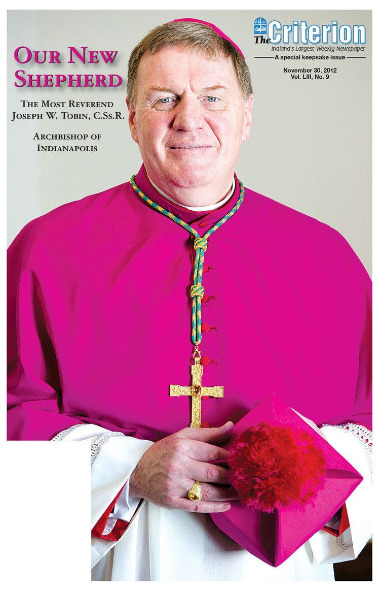 Joseph W. Tobin Special Issue Our New Shepherd The Most Reverend Joseph W Tobin