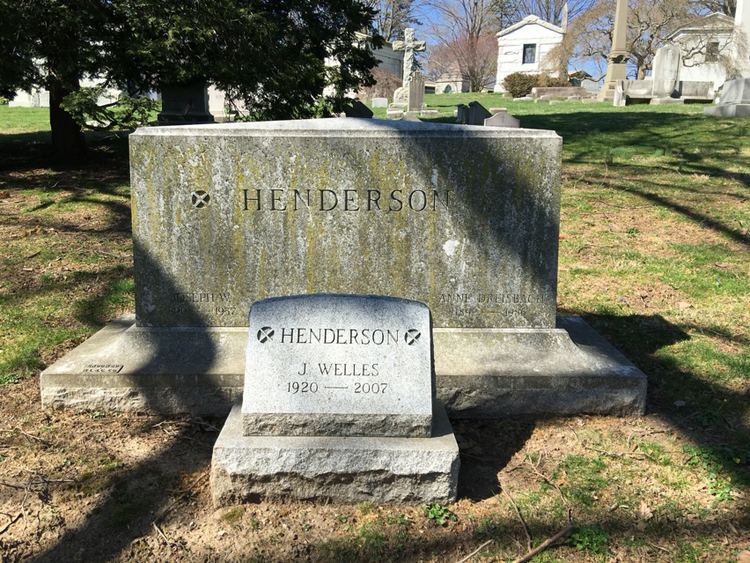 Joseph Welles Henderson Joseph Welles Henderson 1899 1957 Find A Grave Memorial