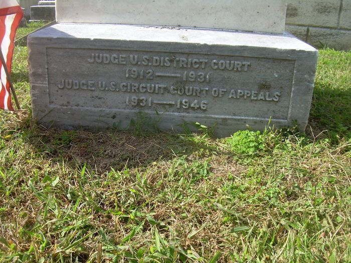 Joseph Whitaker Thompson Judge Joseph Whitaker Thompson 1861 1946 Find A Grave Memorial