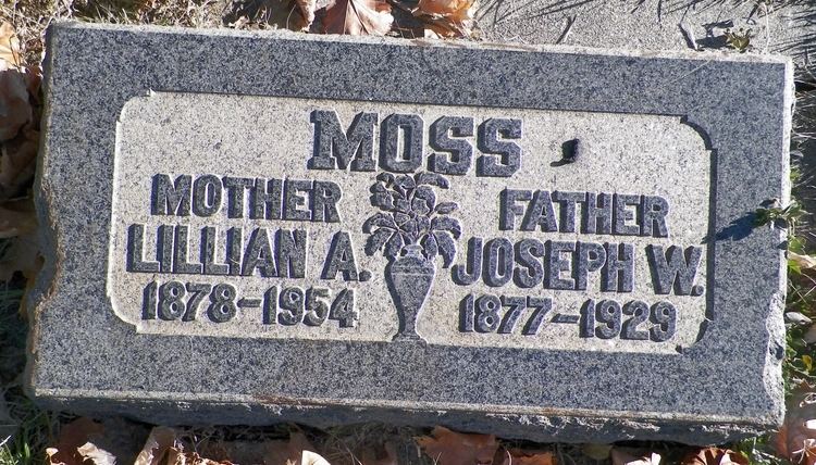 Joseph William Moss Joseph William Moss 1877 1929 Find A Grave Memorial