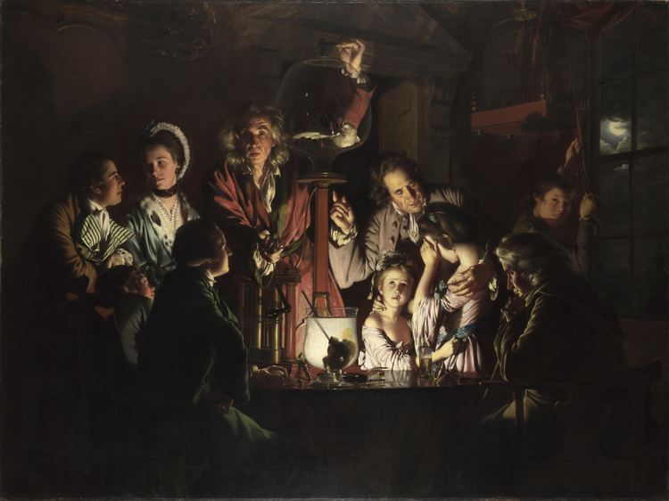 Joseph Wright of Derby An Experiment on a Bird in the Air Pump Wikipedia