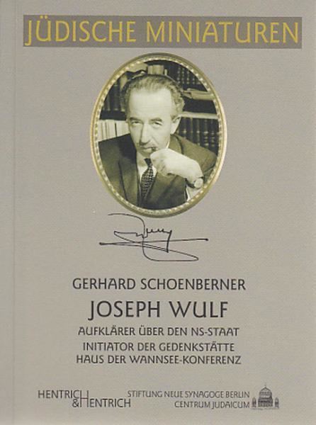 Joseph Wulf Joseph Wulf Hentrich amp Hentrich Berlin Verlag fr
