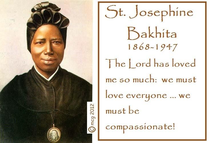 Josephine Bakhita Feast Day St Josephine Bakhita By Hand With Heart
