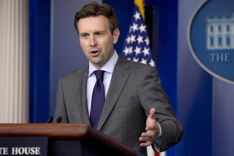 Josh Earnest White House Press Secretary Josh Earnest is 39not in a