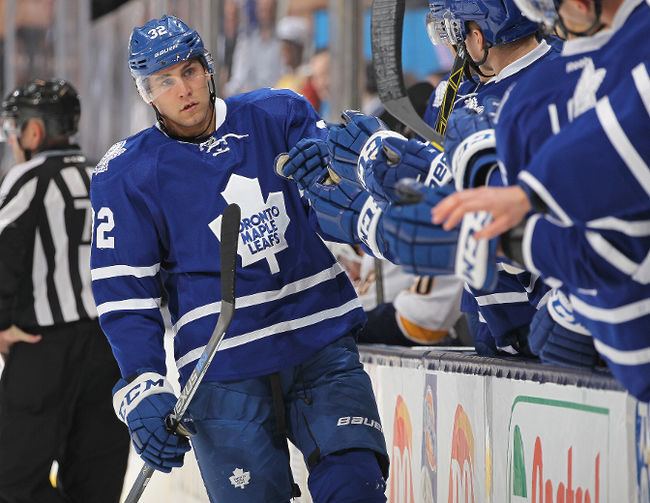 Josh Leivo Josh Leivo at practice but not on Maple Leafs roster yet MAPLE