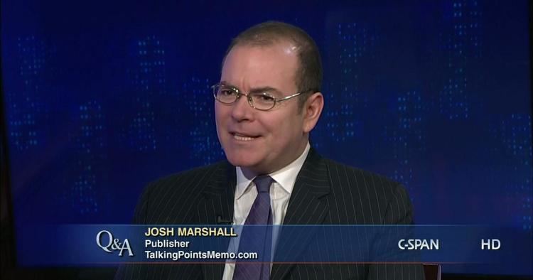 Josh Marshall QA Josh Marshall Jan 12 2012 Video CSPANorg