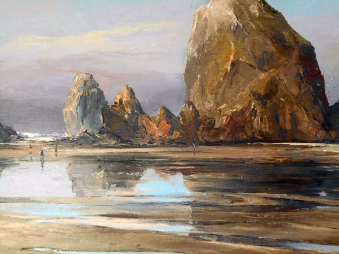 Joshua Meador Bodega Bay Seascape 1950 by Joshua Meador