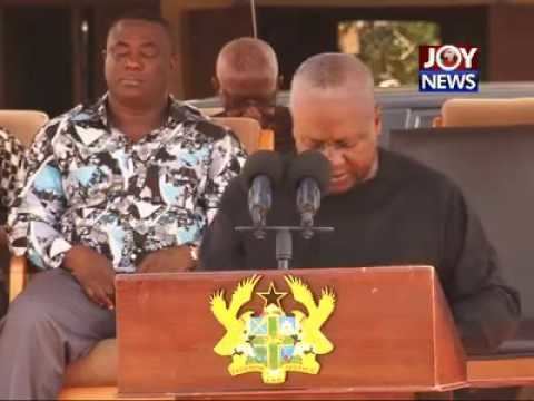 Joshua Nii Laryea Afotey-Agbo Nii Laryea Afotey Agbo Dozes off At Event Whilst Prez Mahama Speaks