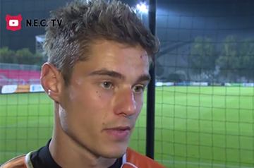 Joshua Smits NEC TV reactie Ruud Brood en Joshua Smits na Ajax