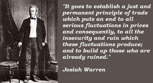 Josiah Warren Famous quotes about 39Warren39 QuotationOf COM
